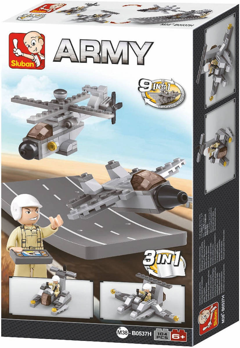 Sluban Army: Drones 3-in-1 (M38-b0537h)