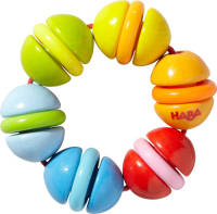 Haba Rammelaar Kleurrijke Klepperring 7 Cm