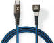 Nedis USB 2.0-kabel | Type-C™ Male naar Type-C™ Male | 180°-aansluiting voor gaming | 1,0 m | rond |