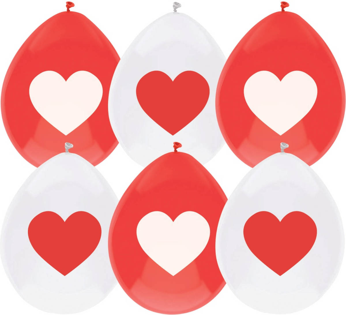 Haza Original Ballonnen Hart 6 Stuks