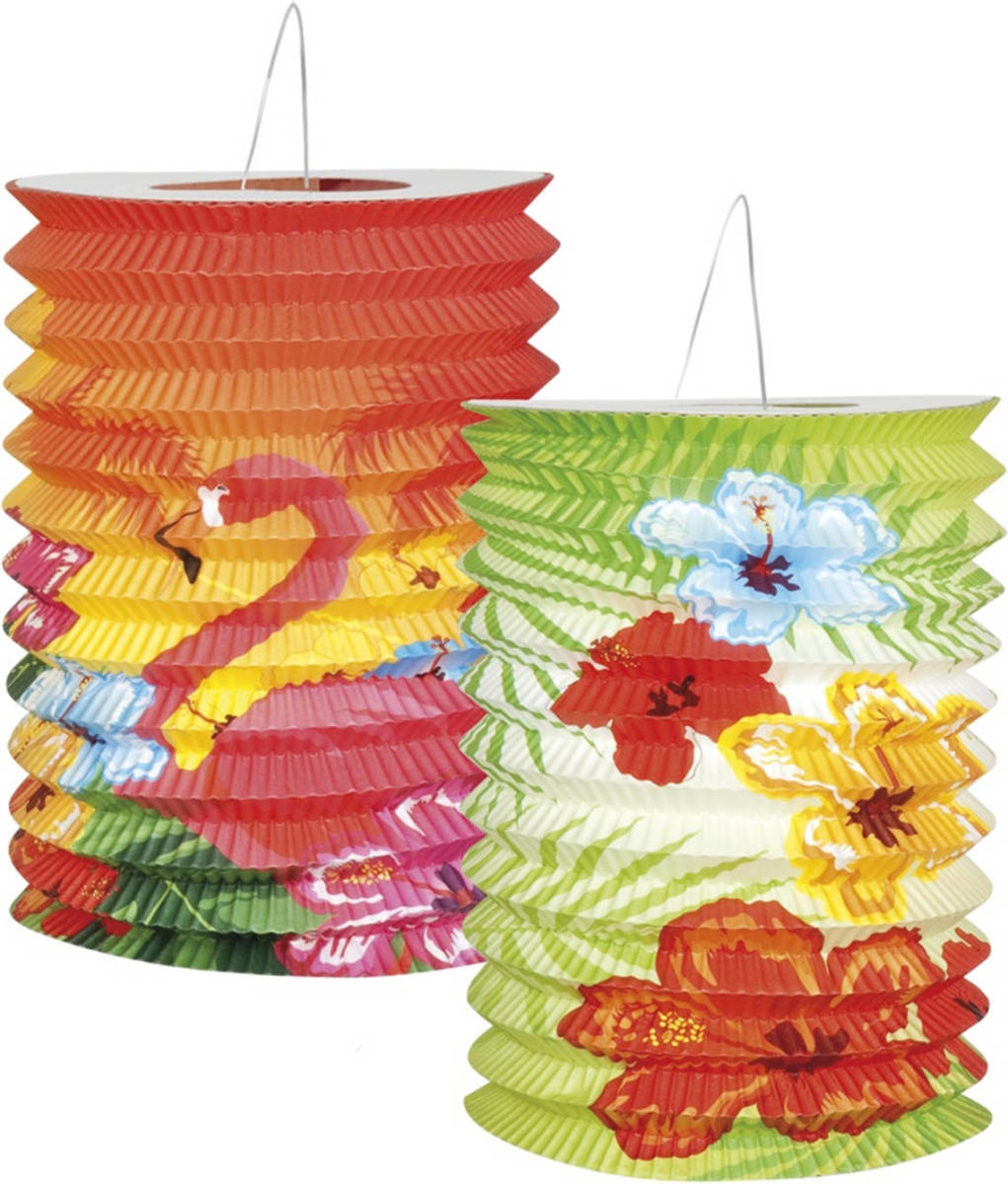 Boland Lampionnen Hibiscus 16 Cm 2 Stuks