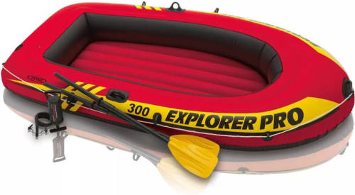 Intex Explorer Pro 300 Opblaasboot Met Peddels En Pomp 58358np