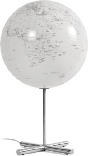 Atmosphere Globe Lamp 30cm Diameter Rvs Wit Met Verlichting
