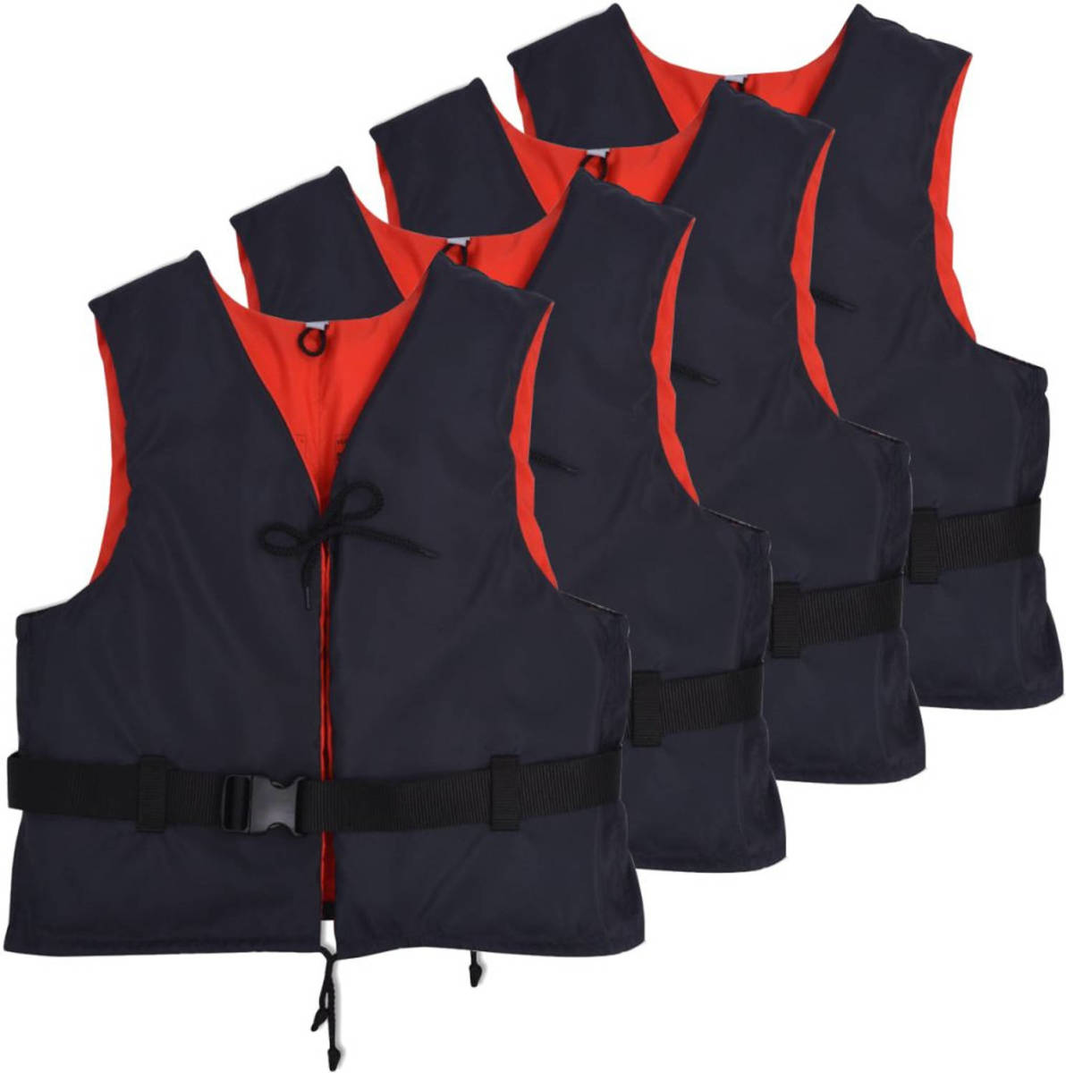 VidaXL Zwemvesten 50 N 50-70 Kg Marineblauw 4 St