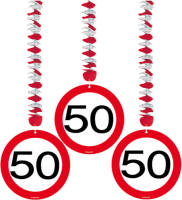 Folat Rotorspiralen 50 Jaar Verkeersborden 3 Stuks