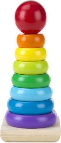 Melissa & Doug Stapelaar Regenboog 9-delig