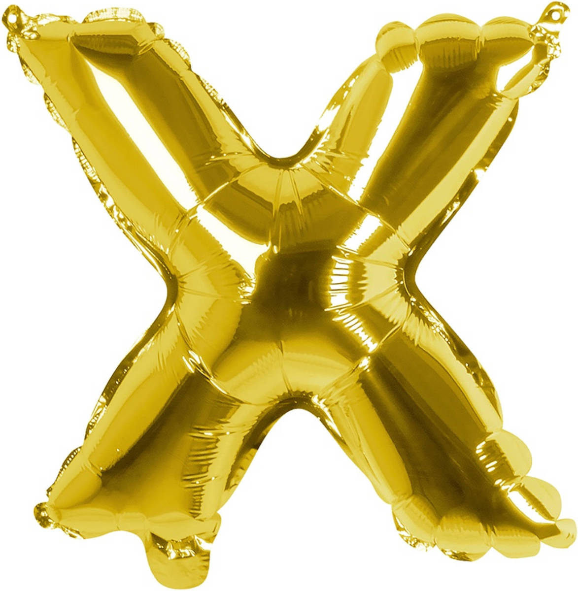 Boland Folieballon Letter X 36 Cm Goud