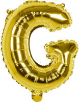 Boland Folieballon Letter G 36 Cm Goud