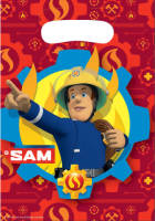 Amscan Uitdeelzakjes Brandweerman Sam 8 Stuks