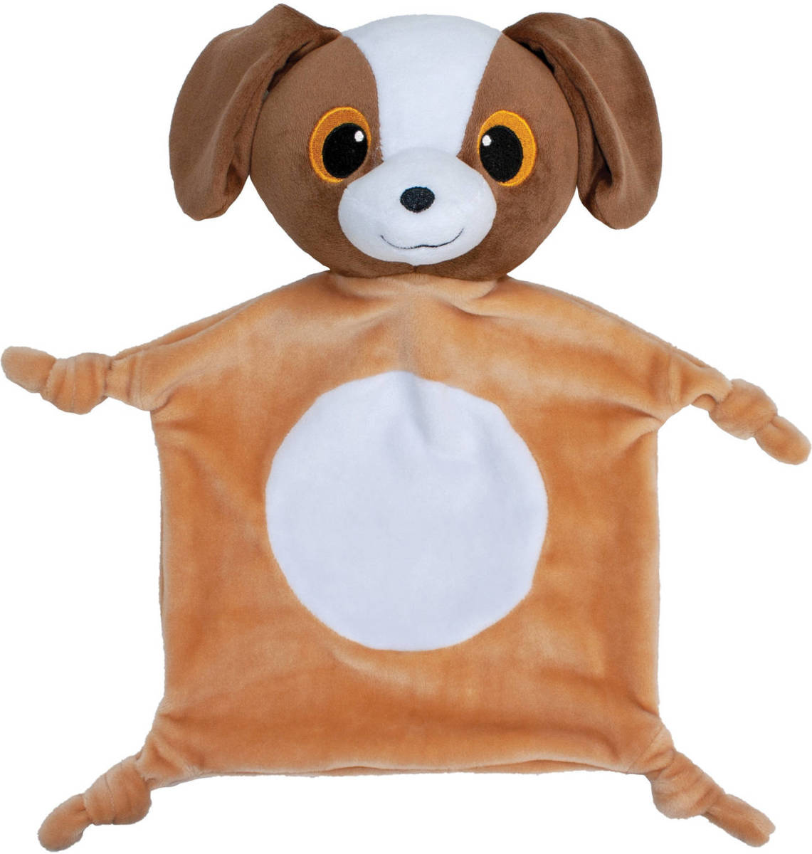 Lumo Stars Knuffeldoekje Hond Wuff 30 Cm Bruin