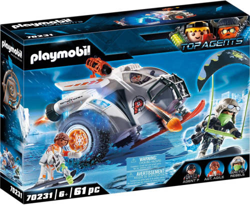 PLAYMOBIL Top Agent Spy Team Sneeuwmobiel (70231)