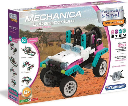 Clementoni Bouwpakket Voertuigen Mechanica Safari 10-in-1