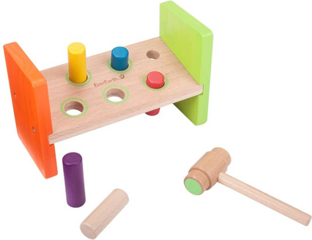 EverEarth Hamerbank Hout 22 Cm Junior Multicolor