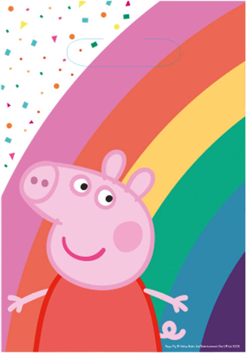 Amscan Uitdeelzakjes Peppa Pig 8 Stuks