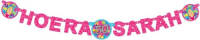 Haza Original Letterslinger ''Hoera Sarah'' Multicolor