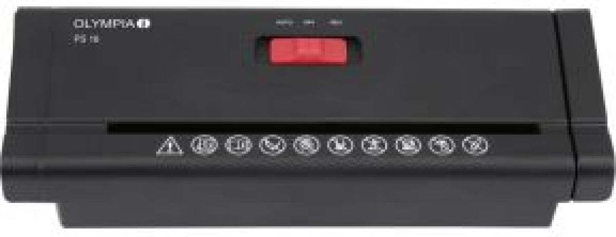 Olympia PS 16 papierversnipperaar zwart