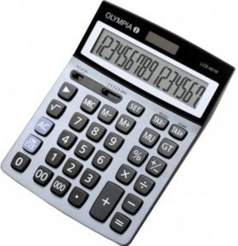 Olympia LCD 6016 Desktop Basisrekenmachine calculator