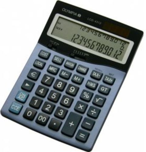 Olympia LCD 4312 Desktop Basisrekenmachine calculator