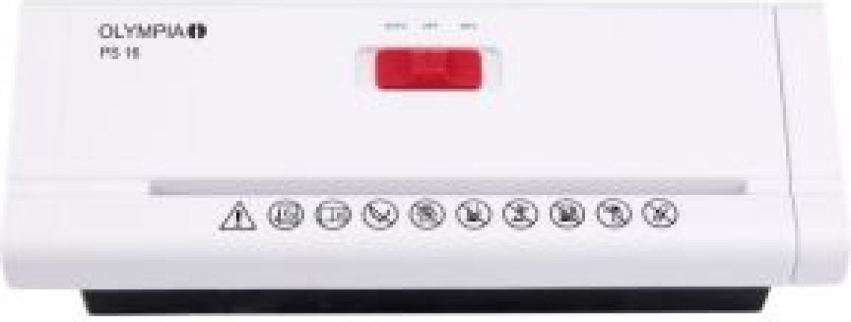 Olympia PS 16 papierversnipperaar wit