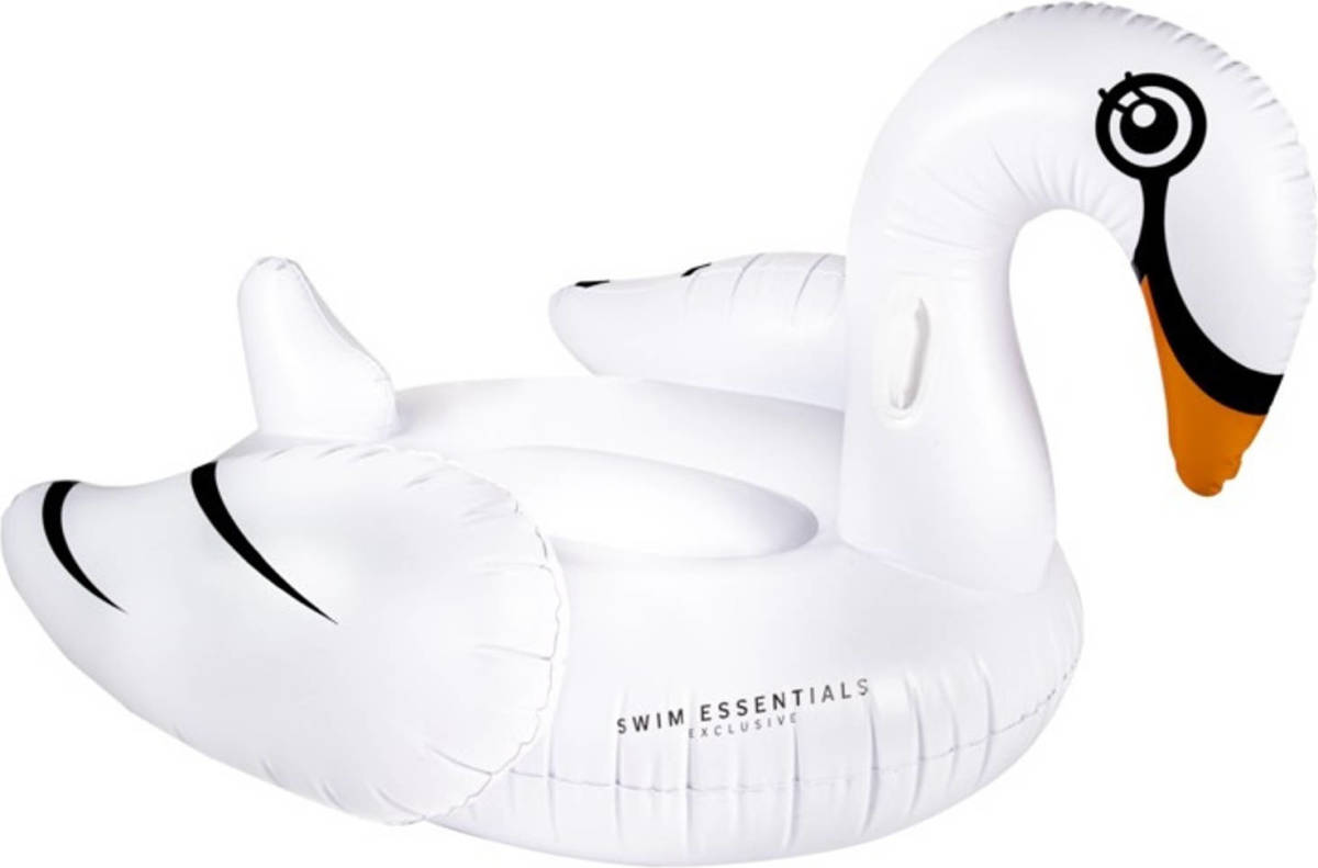 Swim Essentials Luchtbed Zwaan 160 X 130 X 67 Cm Vinyl Wit