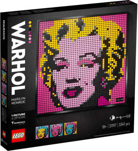 LEGO Art - Andy Warhol's Marilyn Monroe