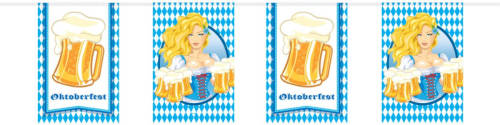 Folat Slingers Oktoberfest 10 Meter Blauw/geel