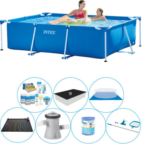 Intex Frame Pool Rechthoekig 220x150x60 Cm - Zwembad Comfort Pakket