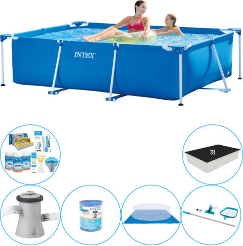 Intex Frame Pool Rechthoekig 220x150x60 Cm - Zwembad Combinatie Deal