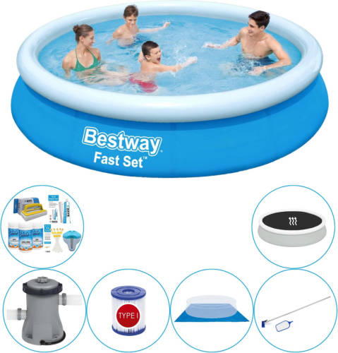 Bestway Fast Set Rond 366x76 Cm - Zwembad Combinatie Set