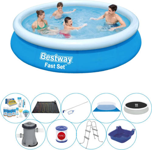 Bestway Fast Set Rond 366x76 Cm - Deluxe Zwembad Pakket