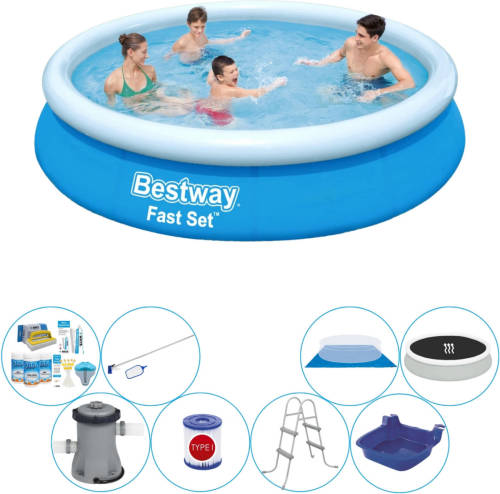 Bestway Fast Set Rond 366x76 Cm - Deluxe Zwembad Deal