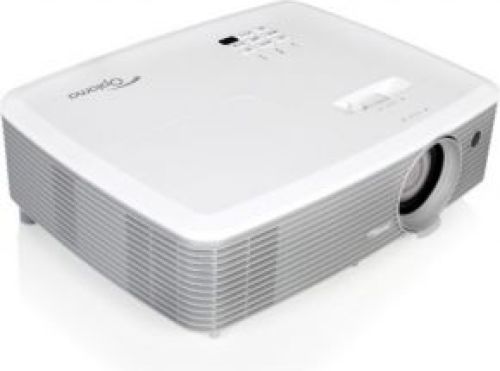 Optoma W400+ Desktopprojector 4000ANSI lumens DLP WXGA (1280x800) 3D Grijs, Wit beamer/projector