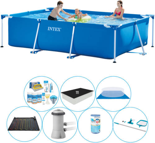 Intex Frame Pool Rechthoekig 300x200x75 Cm - Zwembad Comfort Pakket