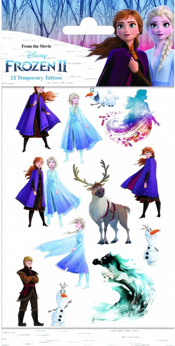 Disney Kindertattoos Frozen Ii Junior Papier 12 Stuks