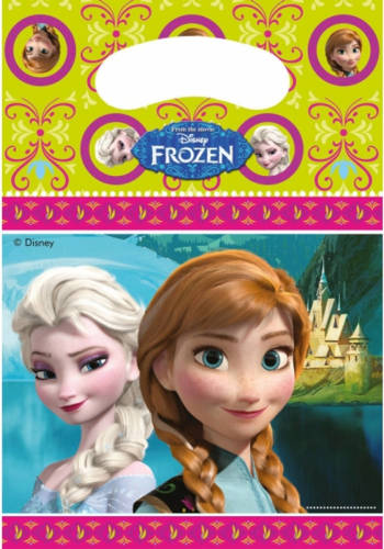Disney Frozen Thema Feestzakjes 24x Stuks - Uitdeelzakjes