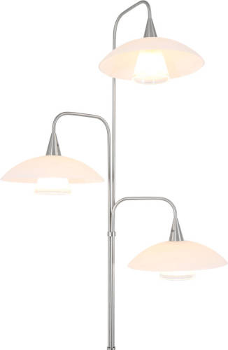 Steinhauer Vloerlamp Tallerken Led 2659st Staal