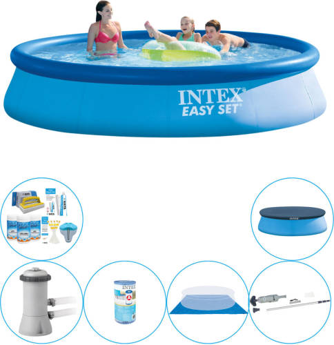 Intex Easy Set Rond 396x84 Cm - Zwembad Inclusief Accessoires