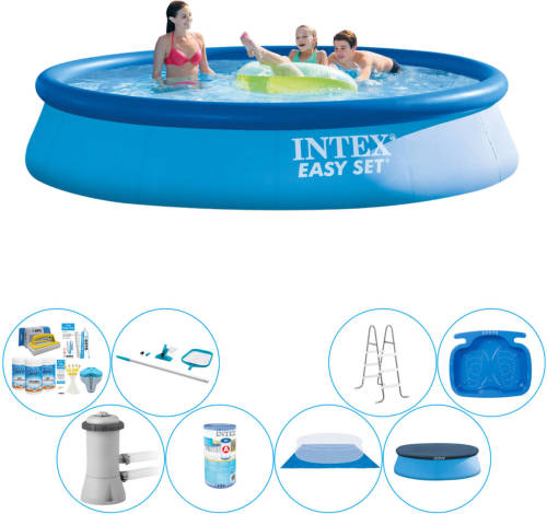 Intex Easy Set Rond 396x84 Cm - Zwembad Bundel