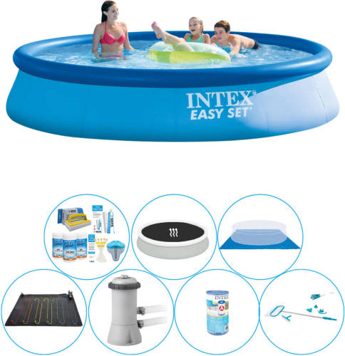 Intex Easy Set Rond 396x84 Cm - Alles In 1 Zwembad Set