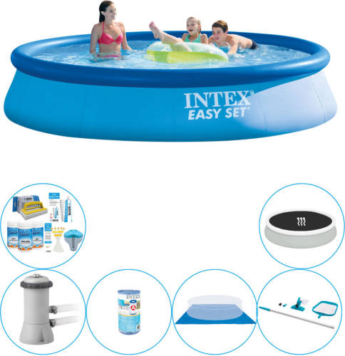 Intex Easy Set Rond 396x84 Cm - Zwembad Combinatie Deal