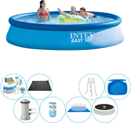 Intex Easy Set Rond 396x84 Cm - Deluxe Zwembad Pakket