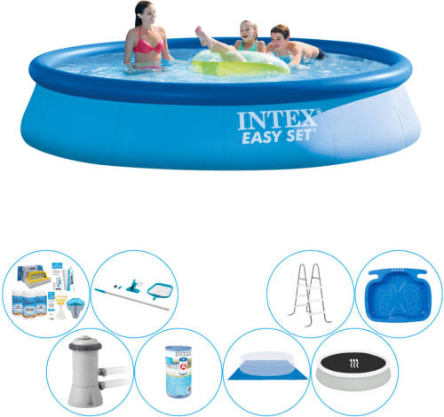 Intex Easy Set Rond 396x84 Cm - Deluxe Zwembad Set