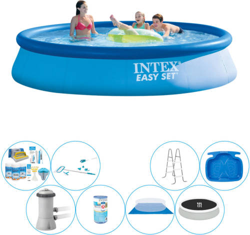 Intex Easy Set Rond 396x84 Cm - Deluxe Zwembad Deal