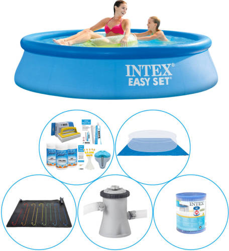 Intex Easy Set Rond 244x61 Cm - 6-delig - Zwembad Plus Accessoires