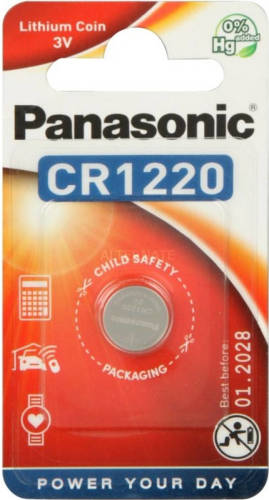 1 Panasonic CR 1220 Lithium Power