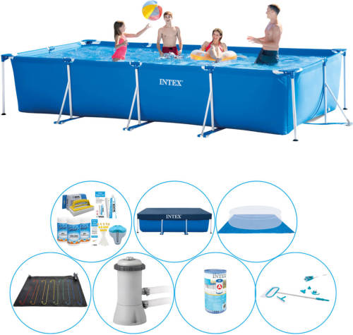 Zwembad Deal - Intex Frame Pool Rechthoekig 450x220x84 Cm