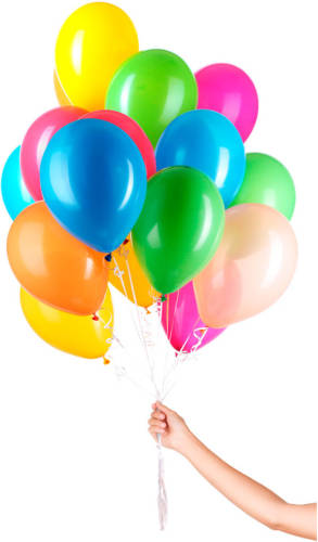Folat Heliumballonnen 23 Cm Latex Meerkleurig 31-delig