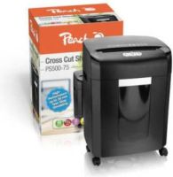 Peach 510854 papiervernietiger Cross shredding 65 dB Zwart
