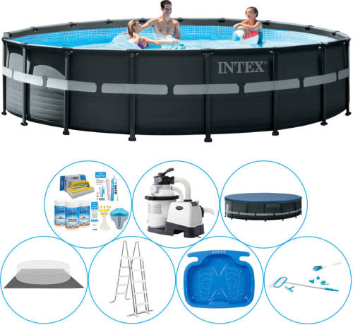 Intex Ultra Xtr Frame Rond 549x132 Cm - Zwembad Inclusief Accessoires