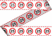 Folat Markeerlint 25 Jaar Met Stop Bord